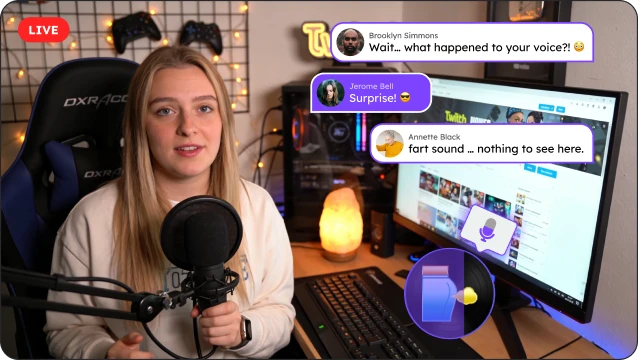 VoiceWave working with games chat and streaming apps
