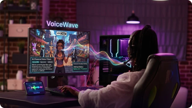 AI voice effects gallery preview